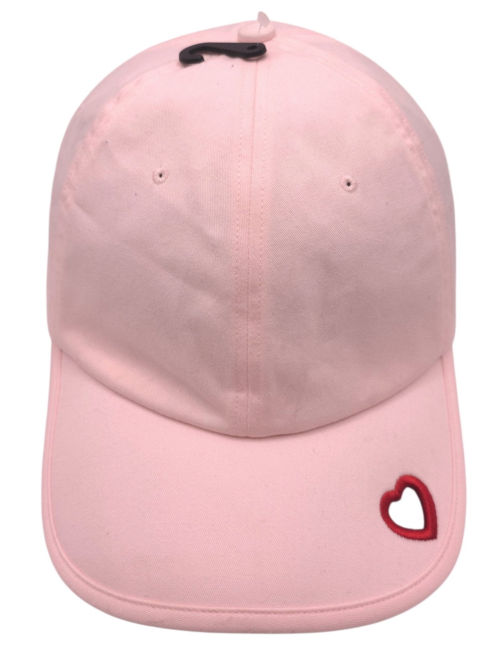 lululemon Valentines Classic Pink Ball Cap Limited Edition Heart Cut Out.